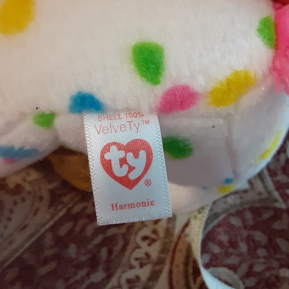 TY Beanie Valve HARMONIE the Speckled Unicorn Plush without Swing Tag. - Picture 17 of 17